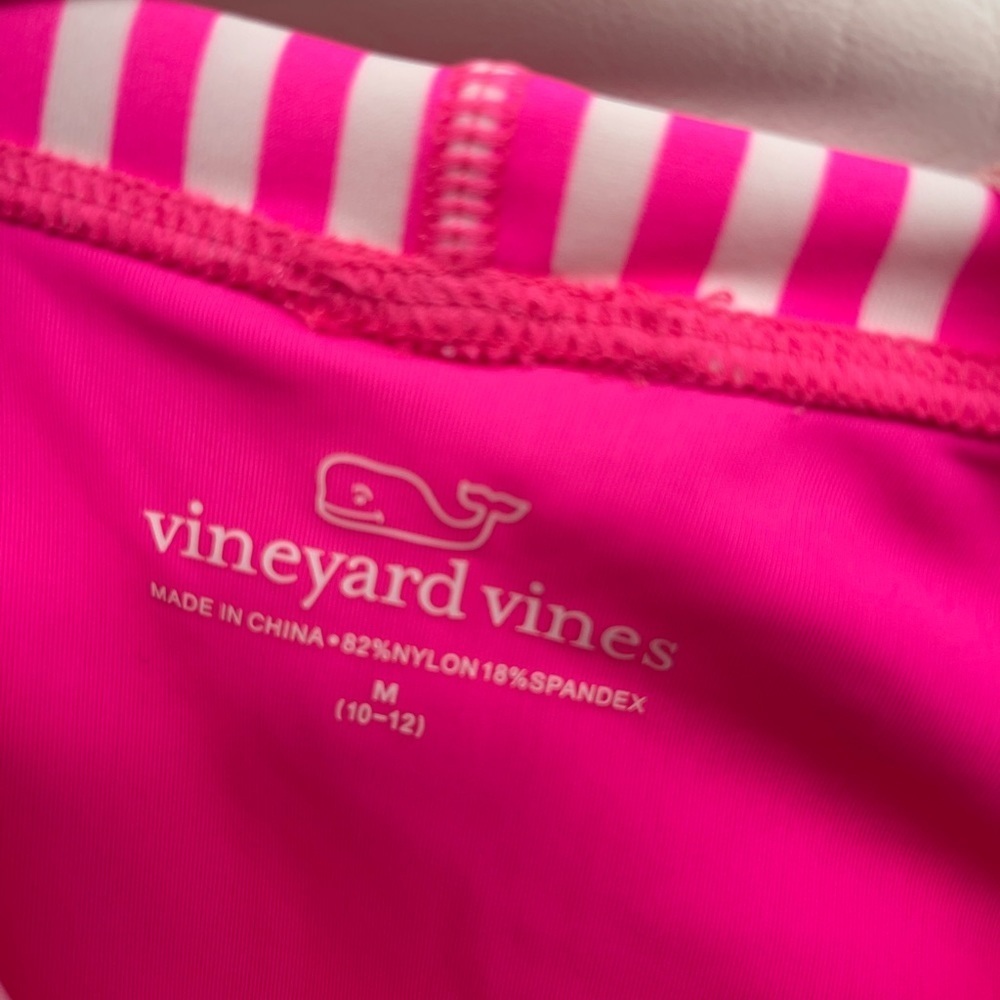 Vineyard vines girls swim shirt long sleeves size M 10-12 nwt - Picture 3 of 6